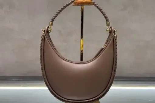Bottega Veneta Medium Gemelli Hobo Bag Bronze – luxury Intrecciato leather handbag