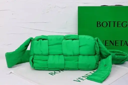 Bottega veneta Padded Tech Cassette Bag Green