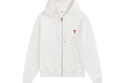 Ami Paris Hoodie White