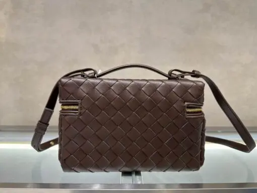 Bottega Veneta Bang Intrecciato Leather Vanity Bag Chocolate 2026 | Drip Kickz Bottega Veneta Bang Intrecciato Leather Vanity Bag Chocolate - Image 3