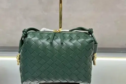 Bottega Veneta Loop Camera Bag Green