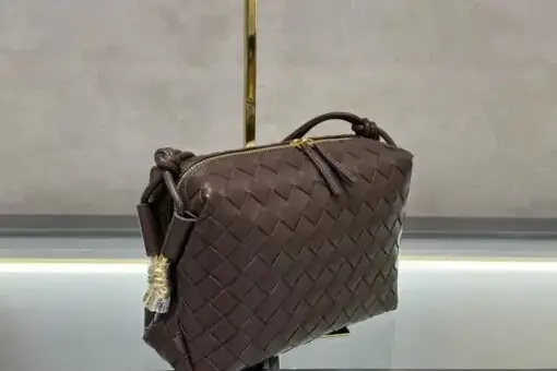 Bottega Veneta Loop Camera Bag Brown