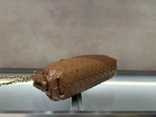 Bottega Veneta Teen Lauren With Chain Bag Brown 2026 | Drip Kickz Bottega Veneta Teen Lauren With Chain Bag Brown - Image 2