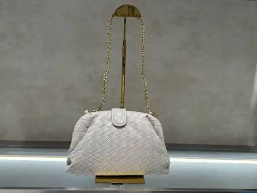 Bottega Veneta Teen Lauren With Chain Bag White 2026 | Drip Kickz Bottega Veneta Teen Lauren With Chain Bag White