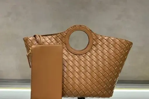 Bottega Veneta Picnic Tote Bag Brown