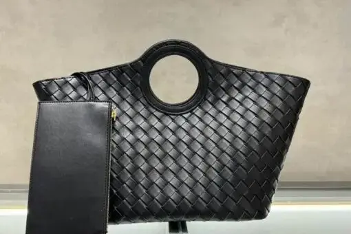 Bottega Veneta Picnic Tote Bag Black