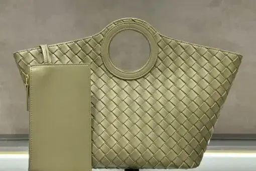 Bottega Veneta Picnic Tote Bag Lite Green