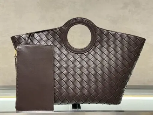 Bottega Veneta Picnic Tote Bag Dark Brown 2026 | Drip Kickz Bottega Veneta Picnic Tote Bag Dark Brown
