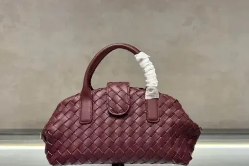 Bottega Veneta Loop Corss Bag Burgundy