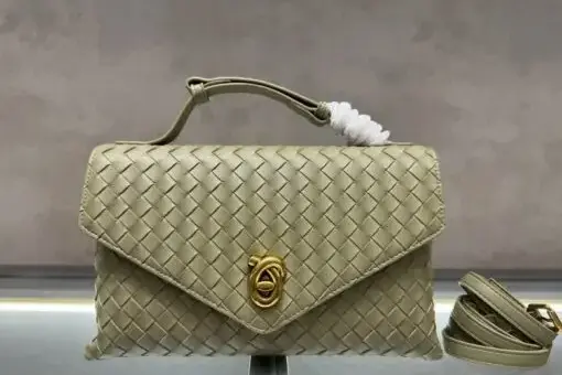 Bottega Veneta Knot Lock Olive Green