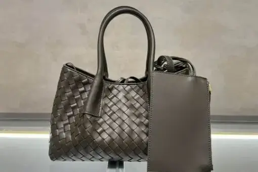 Bottega Veneta Shoulder Tote Dark Green