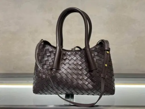 Bottega Veneta Shoulder Tote Bag Dark Brown 2026 | Drip Kickz Bottega Veneta Shoulder Tote Bag Dark Brown - Image 2