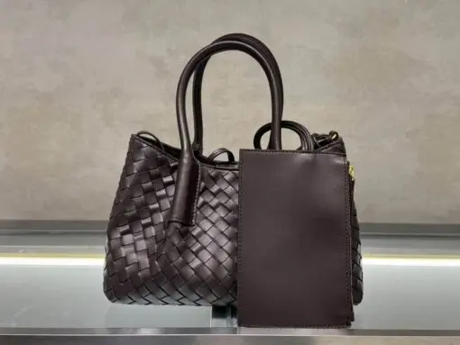 Bottega Veneta Shoulder Tote Bag Dark Brown 2026 | Drip Kickz Bottega Veneta Shoulder Tote Bag Dark Brown