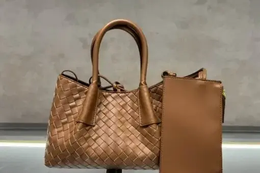 Bottega Veneta Shoulder Tote Bag Brown