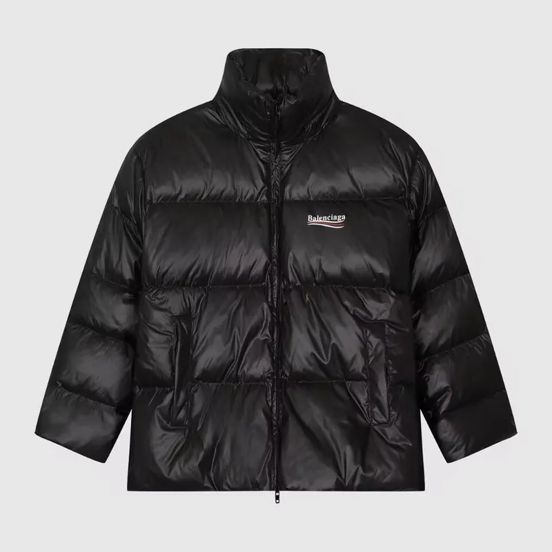 Balenciaga Down Jacket Black With Long Logo 2026 | Drip Kickz Balenciaga Down Jacket Black With Long Logo - Image 2