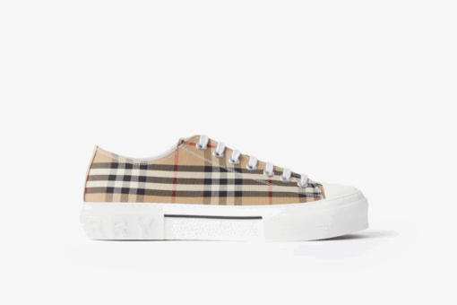 Burberry Check Sneakers Archive Beige