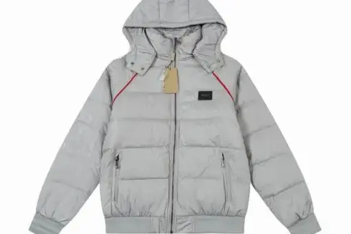 Burberry New Down Jacket Silver