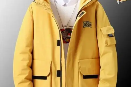 Burberry New Down Jacket Yellow M1