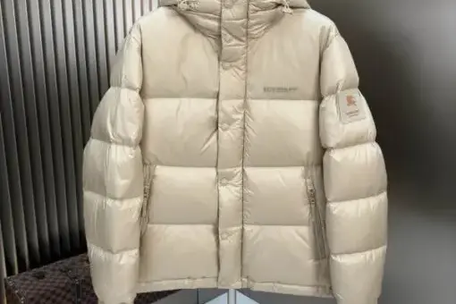 Burberry Down Feather Jacket White