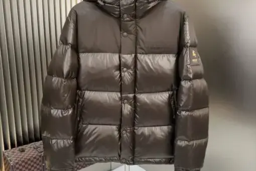 Burberry Down Feather Jacket Dark Brown