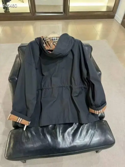 Burberry Zipped Jacket Black 2026 | Drip Kickz Burberry Zipped Jacket Black - Image 2