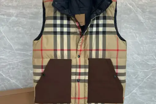 Burberry Check Down-Filled Puffer Gilet