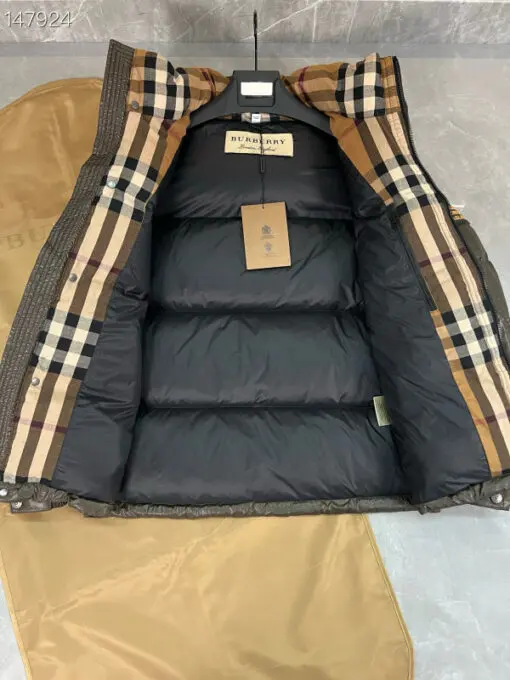 Burberry Down Feather Jacket Olive Green 2026 | Drip Kickz Burberry Down Feather Jacket Olive Green - Image 3