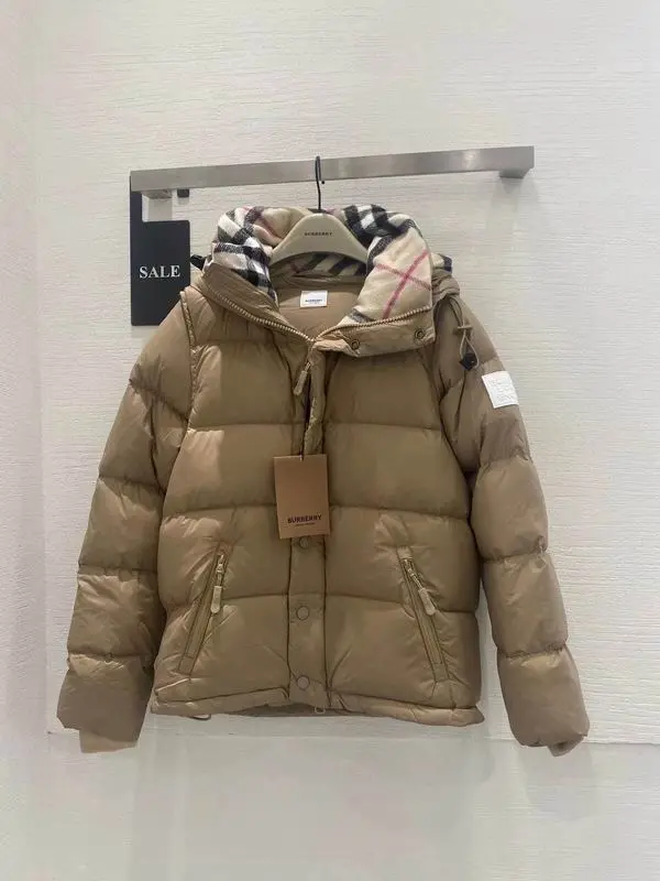 Burberry New Down Jacket Coffee 2026 | Drip Kickz Burberry New Down Jacket Coffee
