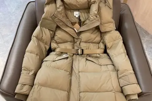 Burberry New Down Jacket M-2 Khaki