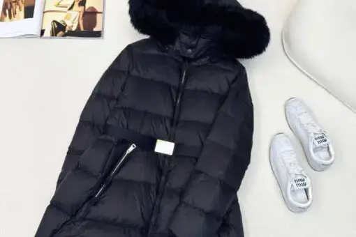 Burberry Long Sleeve Winter Jacket Black