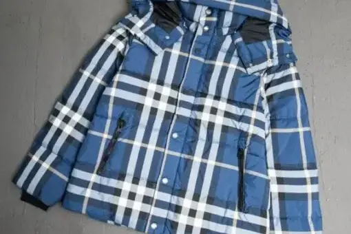 Burberry New Down Jacket Blue White