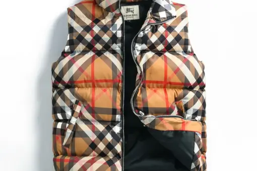 Burberry Down Vest Print