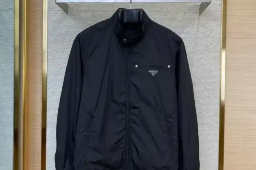 Prada Zipper Jacket Black