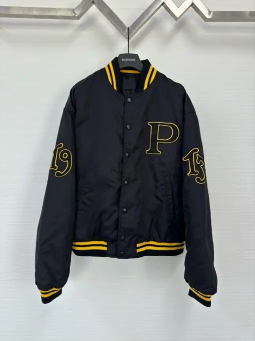 Prada Jacket Black Yellow 2026 | Drip Kickz Prada Jacket Black Yellow