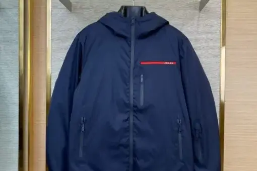 Prada Jacket Full Navy Blue