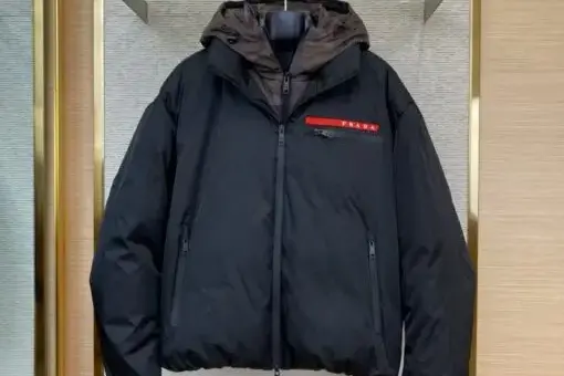 Prada Down Jacket Black & Army