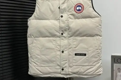 Canada Goose Garson Wool Vest Off-White