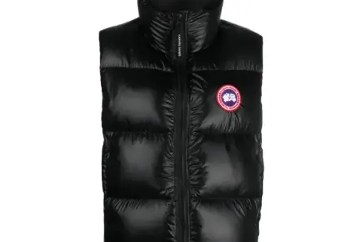 Canada Goose Cypress Logo Patch Puffer Vest Black