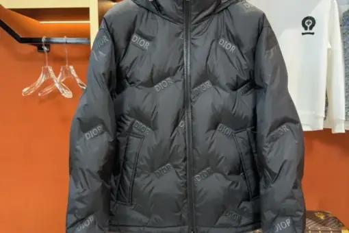 Dior Down Jacket Black M3