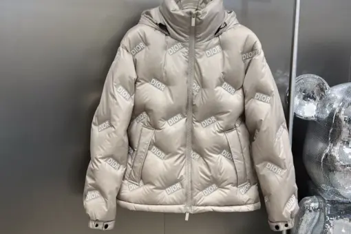 Dior Down Jacket Beige M1