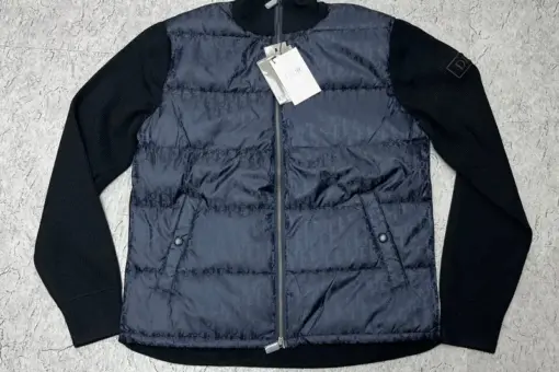 Dior Oblique Blouson Black Wool Jacket Black
