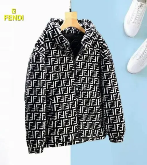 Fendi FF Logo Reversible Hoodie Jacket White 2026 | Drip Kickz Fendi FF Logo Reversible Hoodie Jacket White