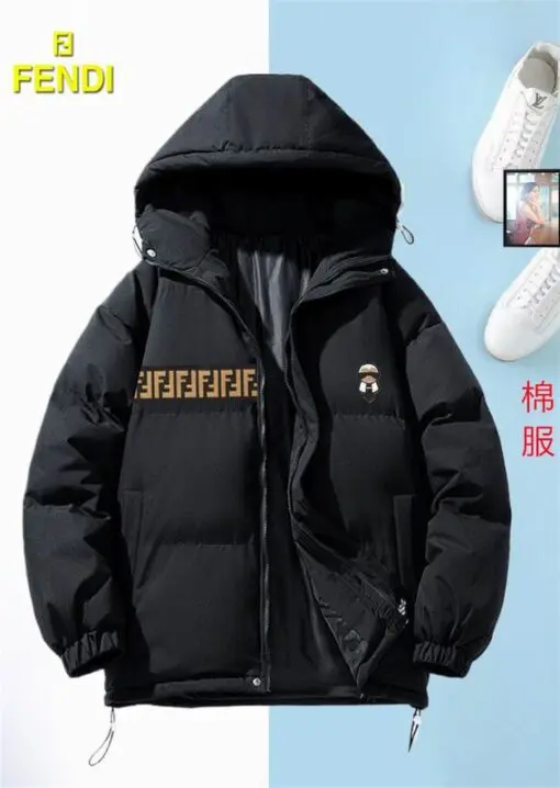 Fendi Down Puffer Jacket All Black 2026 | Drip Kickz Fendi Down Puffer Jacket All Black