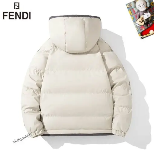 Fendi Down Parkas Jacket Black & White 2026 | Drip Kickz Fendi Down Parkas Jacket Black & White - Image 2