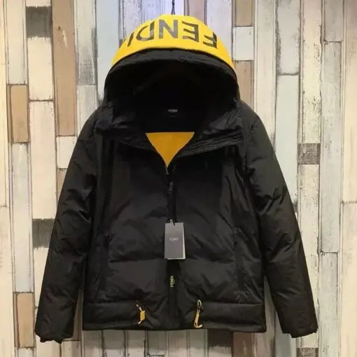 Fendi Down Jacket Black/Yellow 2026 | Drip Kickz Fendi Down Jacket Black/Yellow 2026 | Drip Kickz