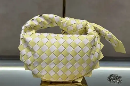 Bottega Veneta Sardine Yellow & White