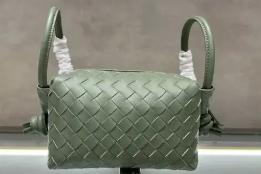 Bottega Veneta Loop Corss Bag Olive Green