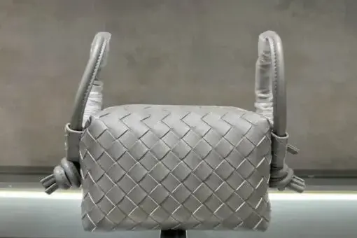 Bottega Veneta Loop Corss Bag Agate Grey