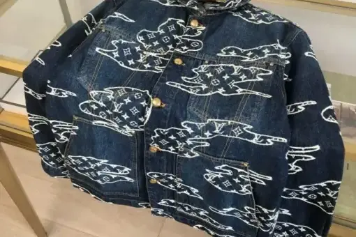 LV Denim Jacket Black