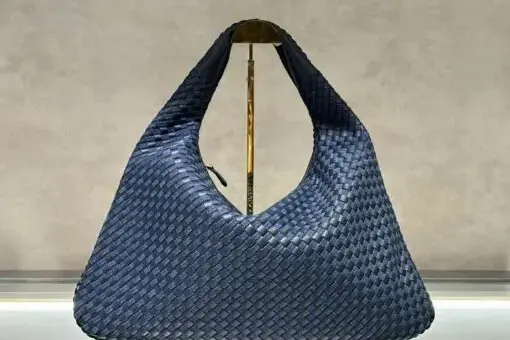 Bottega Veneta Cabat Bag Dark Blue
